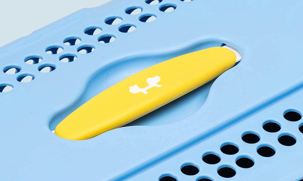 Transportbur til små hunder og katter rosa/grå - Dyrekompaniet