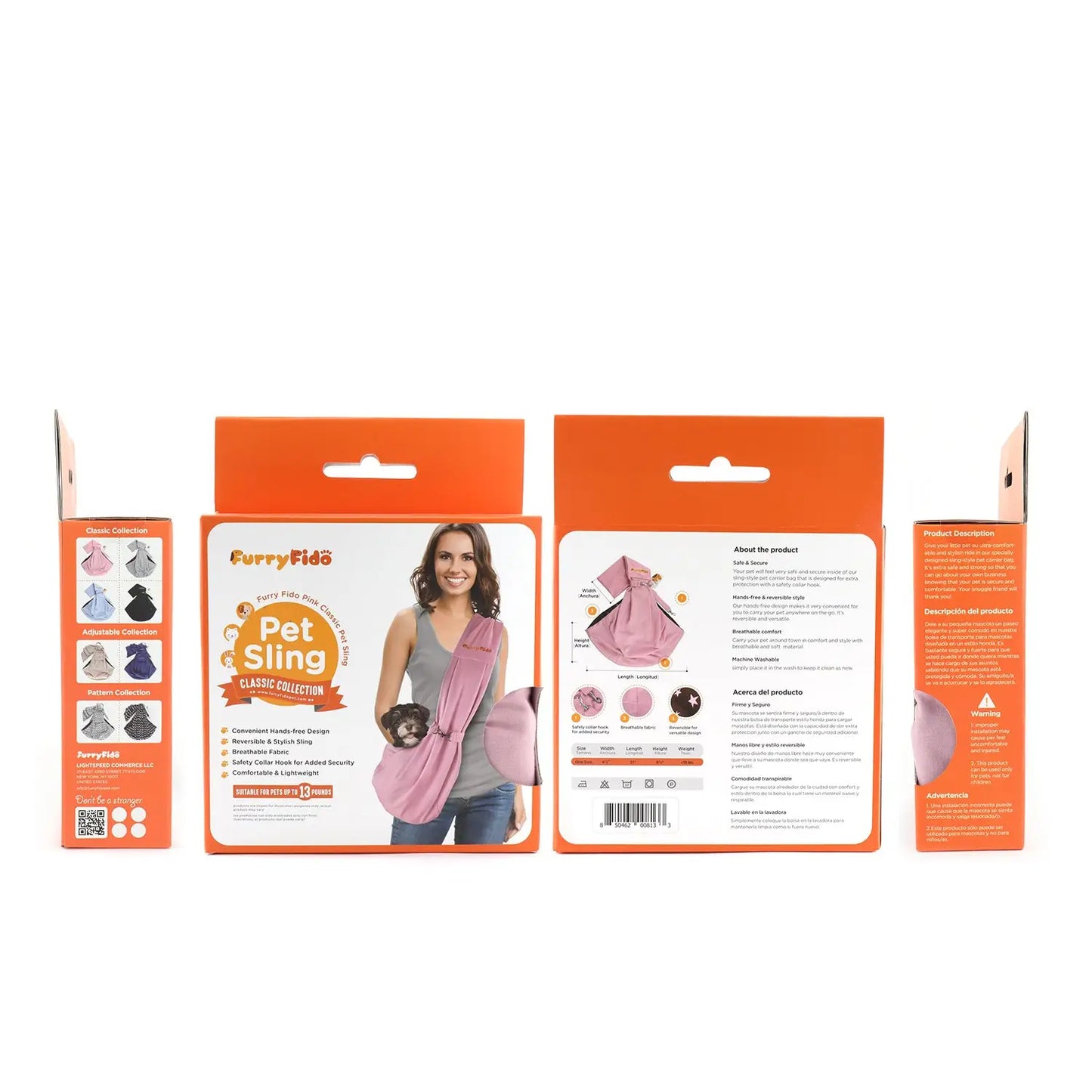 Bæreveske til hund - rosa - Dyrekompaniet