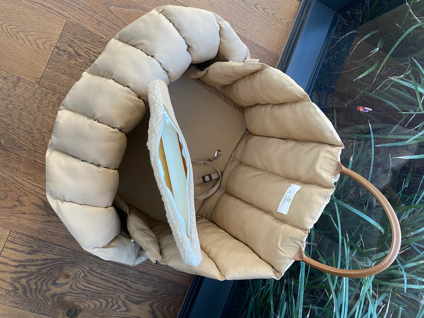 Bilsete til hund - beige - Dyrekompaniet