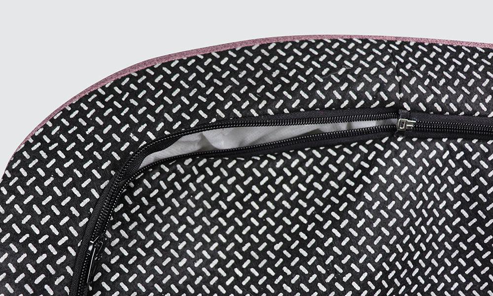 Liten hundeseng med myk kant rosa - Dyrekompaniet