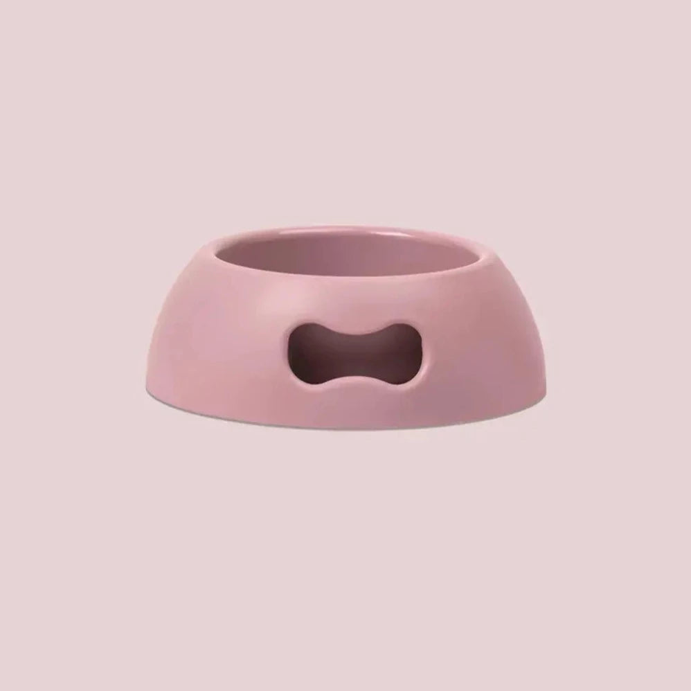 Medium matskål til hund og katt - rosa - Dyrekompaniet