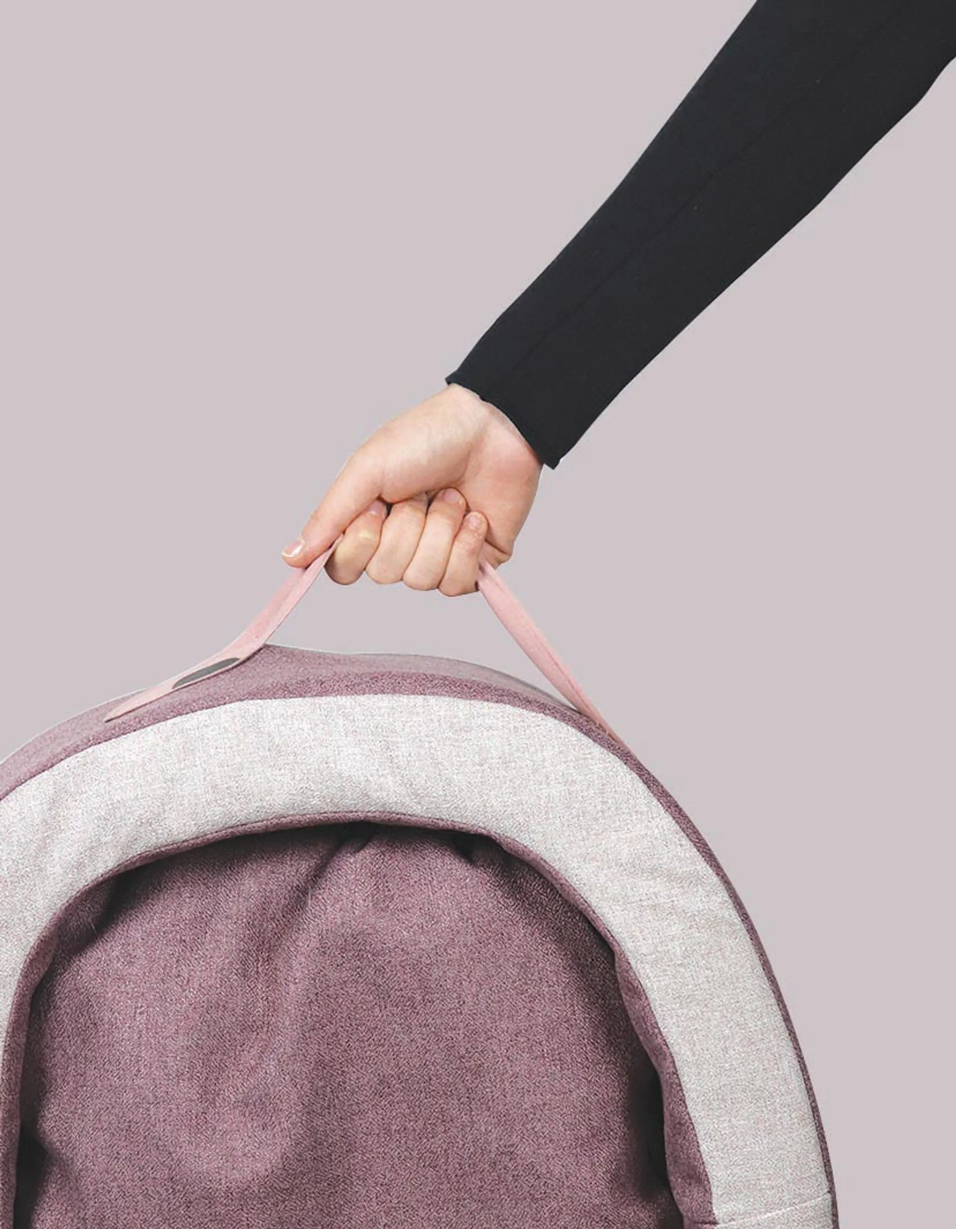 Liten hundeseng med myk kant rosa - Dyrekompaniet