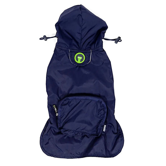 Regnjakke til hund blå - Dyrekompaniet