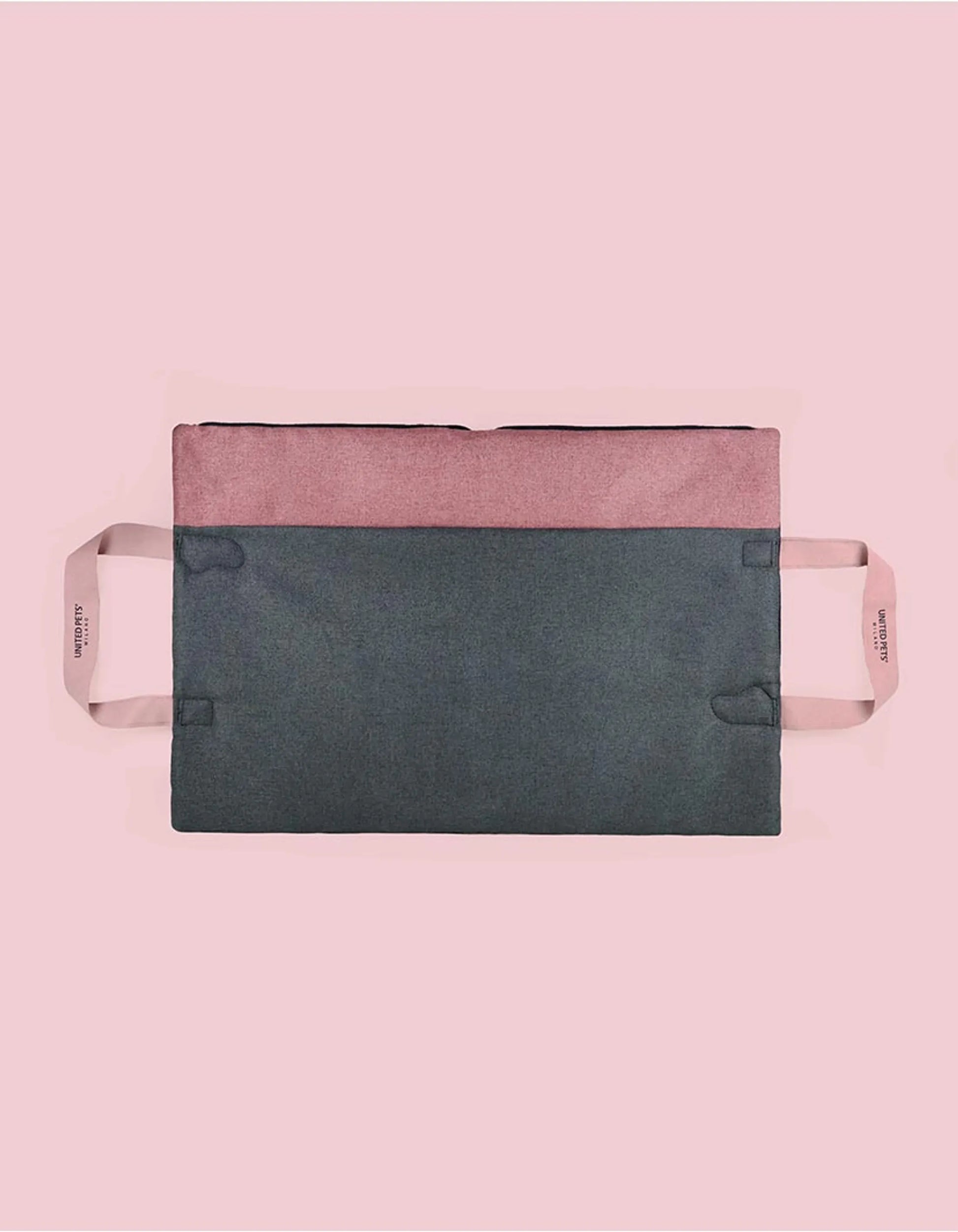 Sammenleggbar reiseseng til hund grå/rosa - Dyrekompaniet