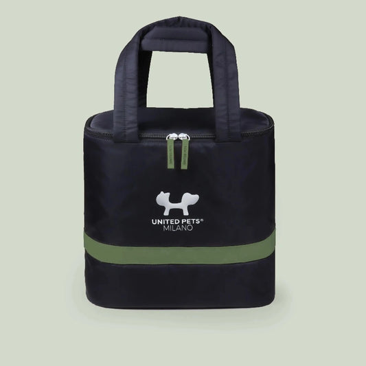 Reiseveske til hund og katt svart/grønn - Dyrekompaniet