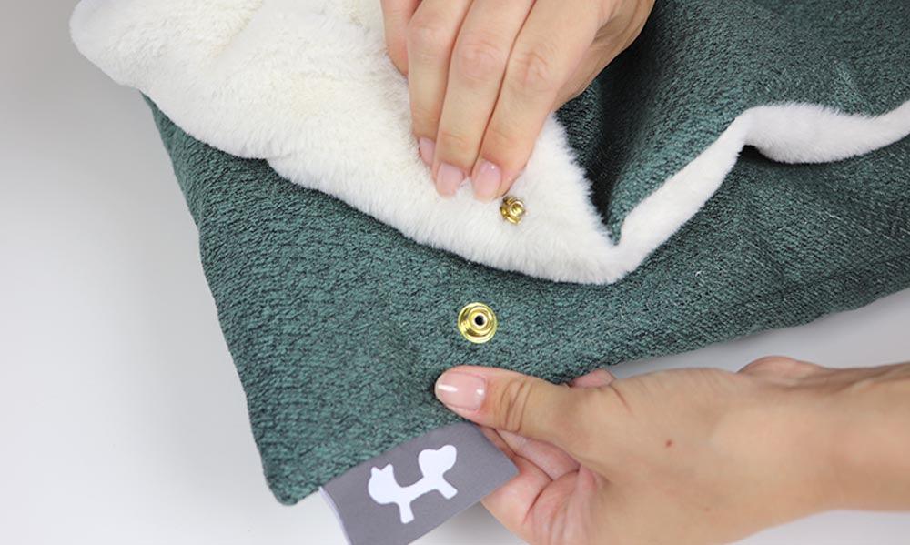 Sovepose til hund og katt grønn - Dyrekompaniet